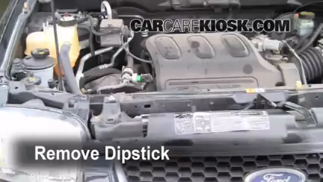 2004 Ford Escape Limited 3.0L V6 Oil Check Oil Level